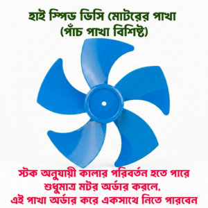 মোটর দিয়ে ফ্যান বানানোর পাখা